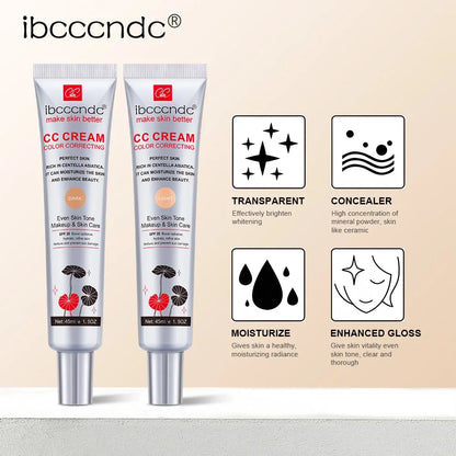 Erborian cc creme centella coreia maquiagem feminina para rosto umidade cosméticos corretivo base de cobertura completa🩶💎✨