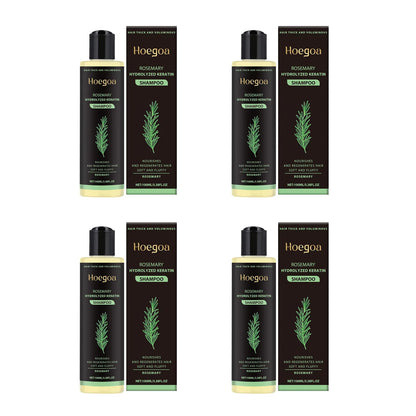 Shampoo de alecrim para crescimento capilar, limpeza profunda do couro cabeludo, anticaspa, controle de óleo, fortalecimento da raiz, nutrição capilar, shampoo para volume ✨🌿