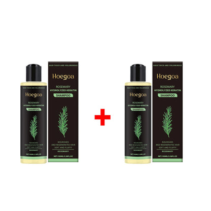 Shampoo de alecrim para crescimento capilar, limpeza profunda do couro cabeludo, anticaspa, controle de óleo, fortalecimento da raiz, nutrição capilar, shampoo para volume ✨🌿