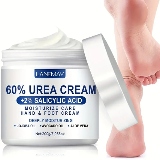 Creme Reparador para Mãos e Pés com Ureia 60%.