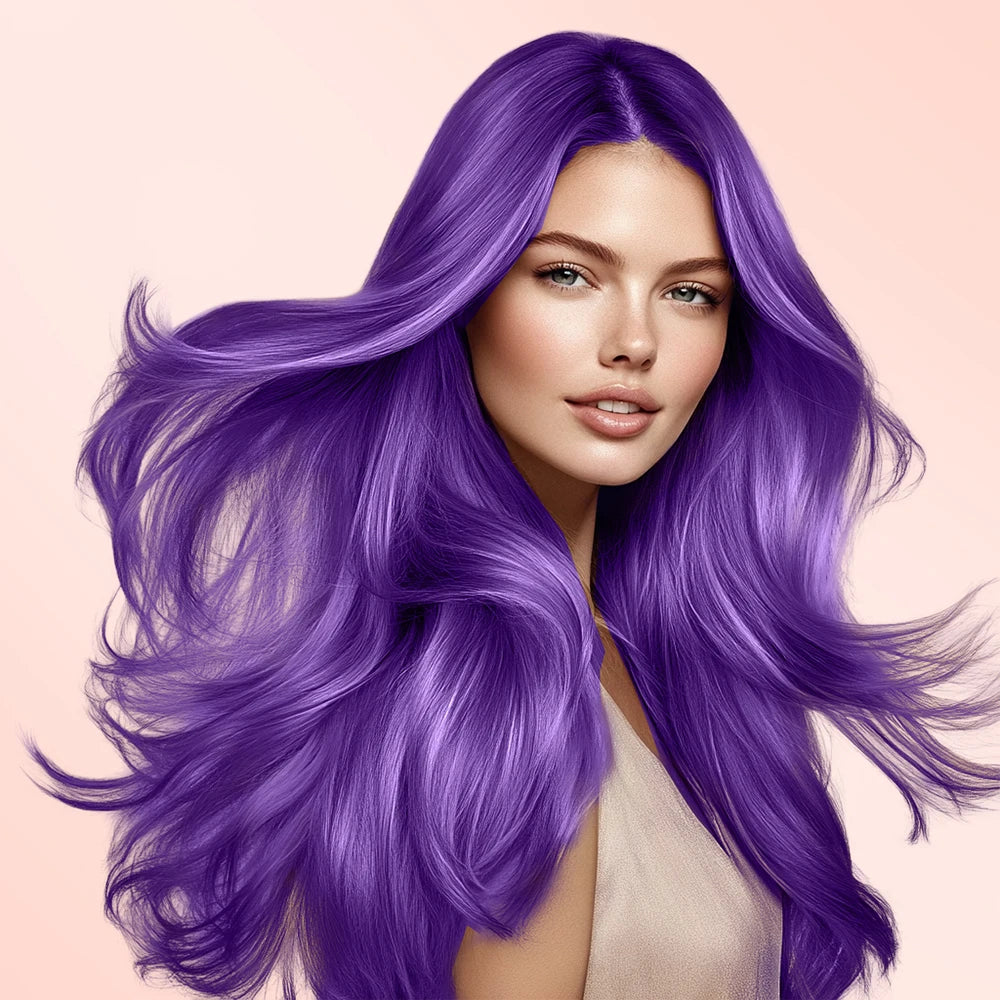 Esmalte de cabelo Super Gloss Color Conditioning Gloss Enxágue Brilho de cabelo semipermanente que melhora a cor Nutrir e reparar fácil ✨
