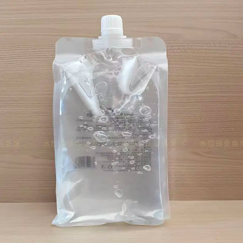 Gel facial e corporal de 1000ml com ácido hialurónico e ultrassons RF para massagem refirmante e lifting, com ação antienvelhecimento.