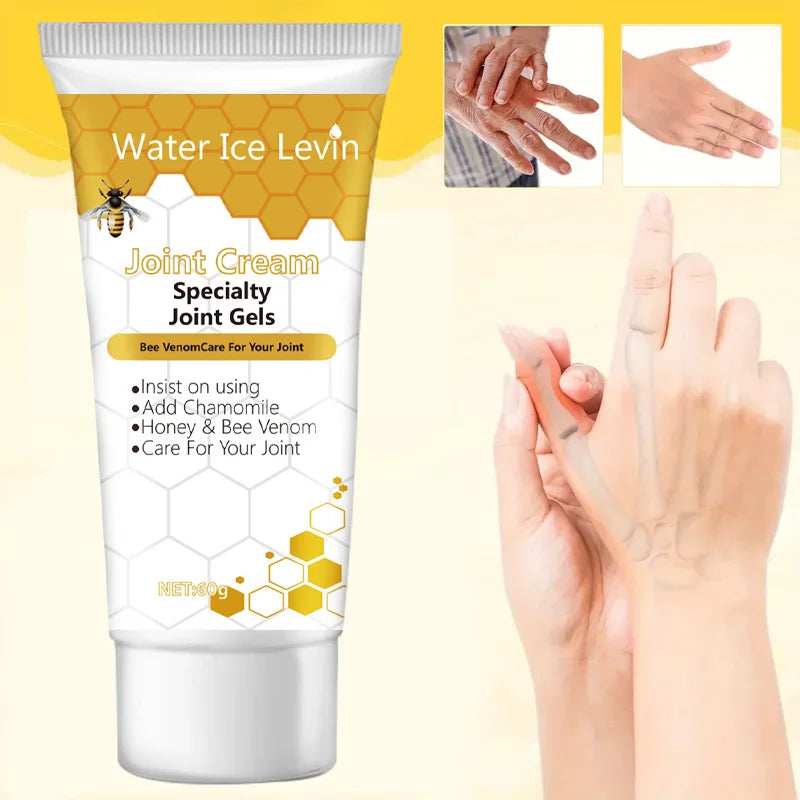 Bee Venom Joint Cream - Loção Hidratante Hipoalergênica e Calmante com Fragrância Leve para Todos os Tipos de Pele ✨🐝