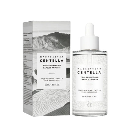 Madagascar Centella Asiatica Serum 55ml - Fórmula calmante para pele sensível com suporte para acne e hidratação profunda para o rosto.✨💎🌿