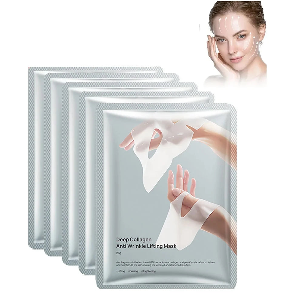 Máscara Facial Noturna de Colagénio com Efeito Firmador e Hidratante.