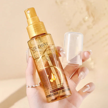 Spray de Óleo Capilar Nutritivo e Reparador — Brilho, Nutrição e Fragrância Fresca ✔️