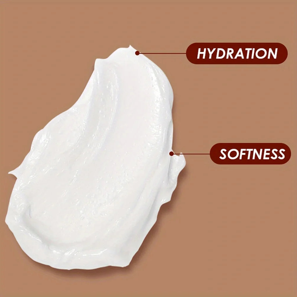 Máscara capilar de queratina de colágeno GZE - Condicionamento profundo para cabelos secos - Infundido com óleo de argan, óleo de coco e manteiga de karité✨