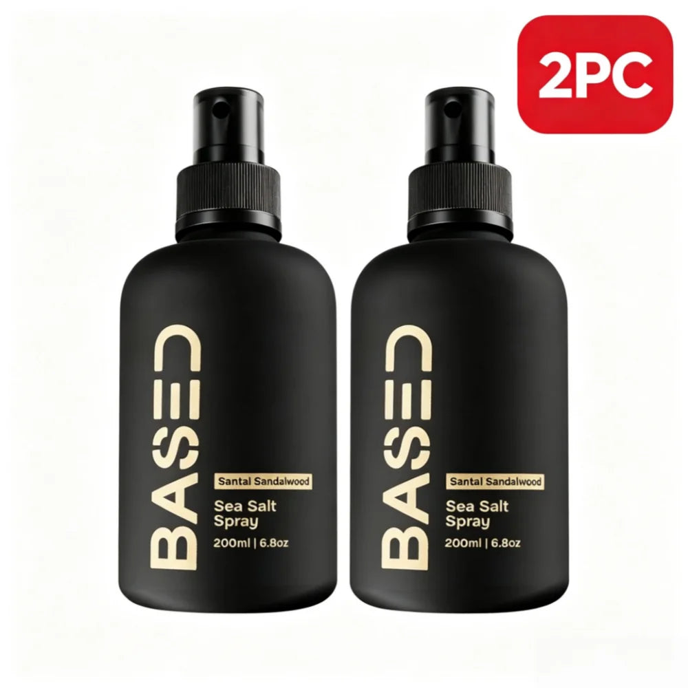 BASED Sea Salt Spray 200 ml — Spray Capilar de Sal Marinho para Volume e Textura.