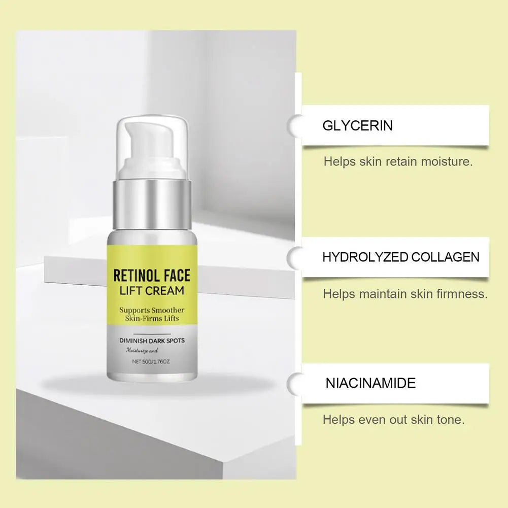 Sérum Facial de Retinol Antienvelhecimento e Firmador.