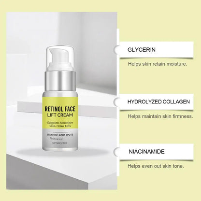Sérum Facial de Retinol Antienvelhecimento e Firmador.