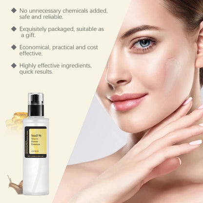 Snail 96 Mucin Power Essence Fading Fine Lines Moisturizing Lifting Firming Smoothing Nourishin Brightening Skin Care ✨