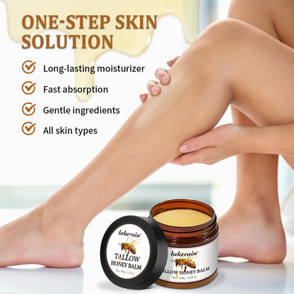 Bálsamo de mel de sebo específico para pele seca e coceira hidratante sebo de carne creme facial loção corporal creme facial cuidados✨🍯