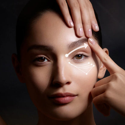 Creme para Olhos com Ácido Hialurônico e Ouro 24k - Antiolheiras, Bolsas nos Olhos, Firmeza e Hidratação - Produtos para Cuidados com a Pele da Área dos Olhos