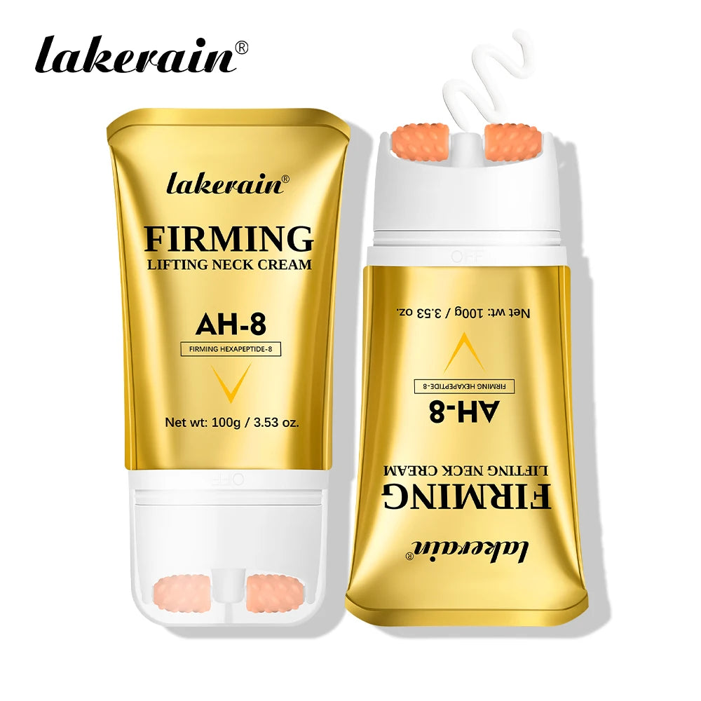 Creme Firmador para Pescoço AH-8, Loção Hidratante para Pele com Textura Enrugada, Cosmético Confortável para Cuidados com a Pele, Produto para Mulheres