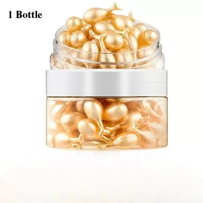 Cápsulas de colágeno para cuidados faciais, 50 peças, soro local, acne, removedor de rugas, endurecimento, clareamento, ácido hialurônico, essência, cuidados com a pele, novo estilo✨👑