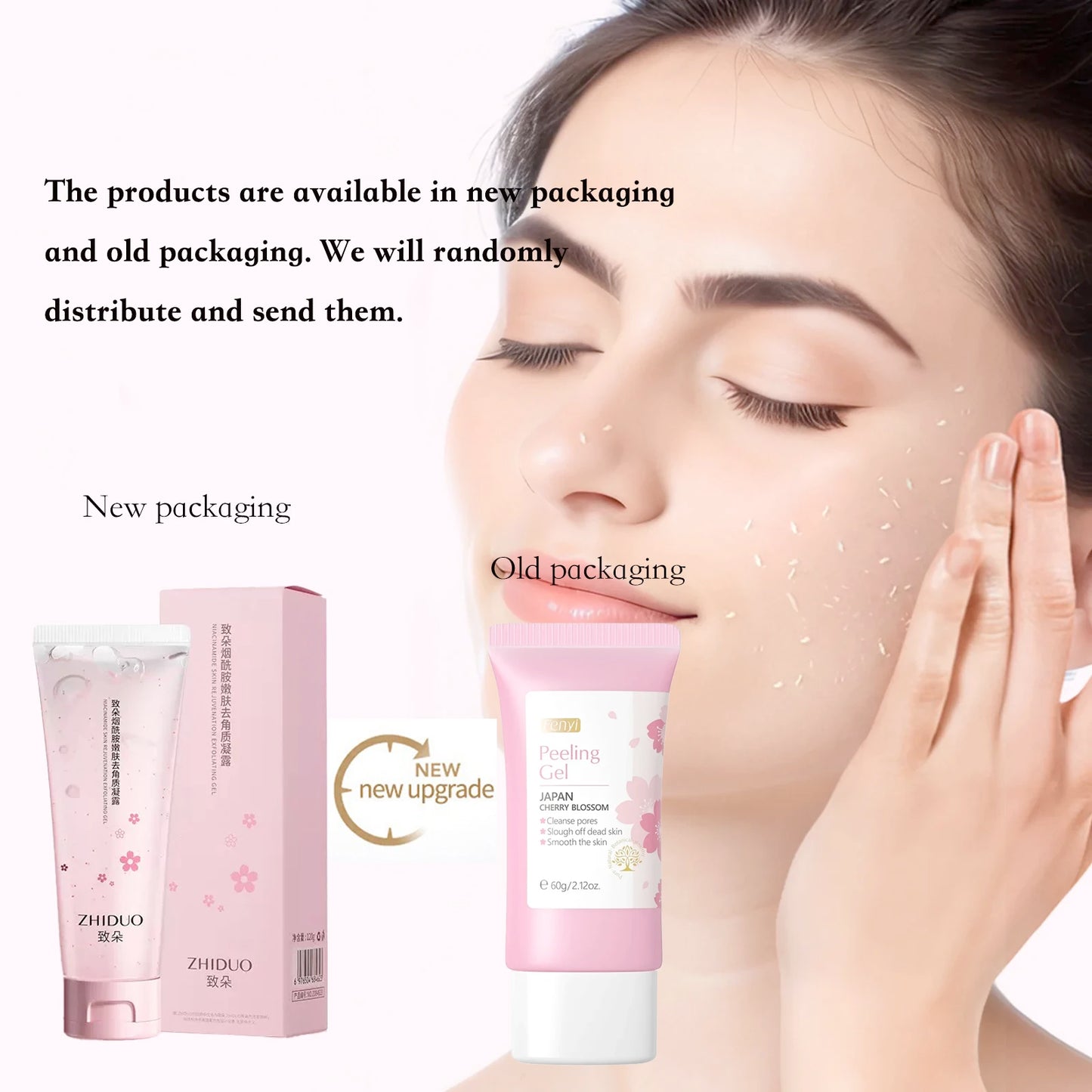 Rosto limpeza profunda gel esfoliante cuidados com a pele clareamento hidratante reparação esfoliante facial cuidados com a pele💖✨