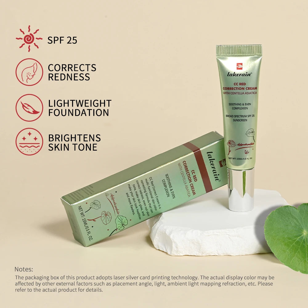 Creme cc erborian centella mudança de cor creme de umidade base de maquiagem cobertura completa base mágica cobrindo maquiagem coreana✨🌿