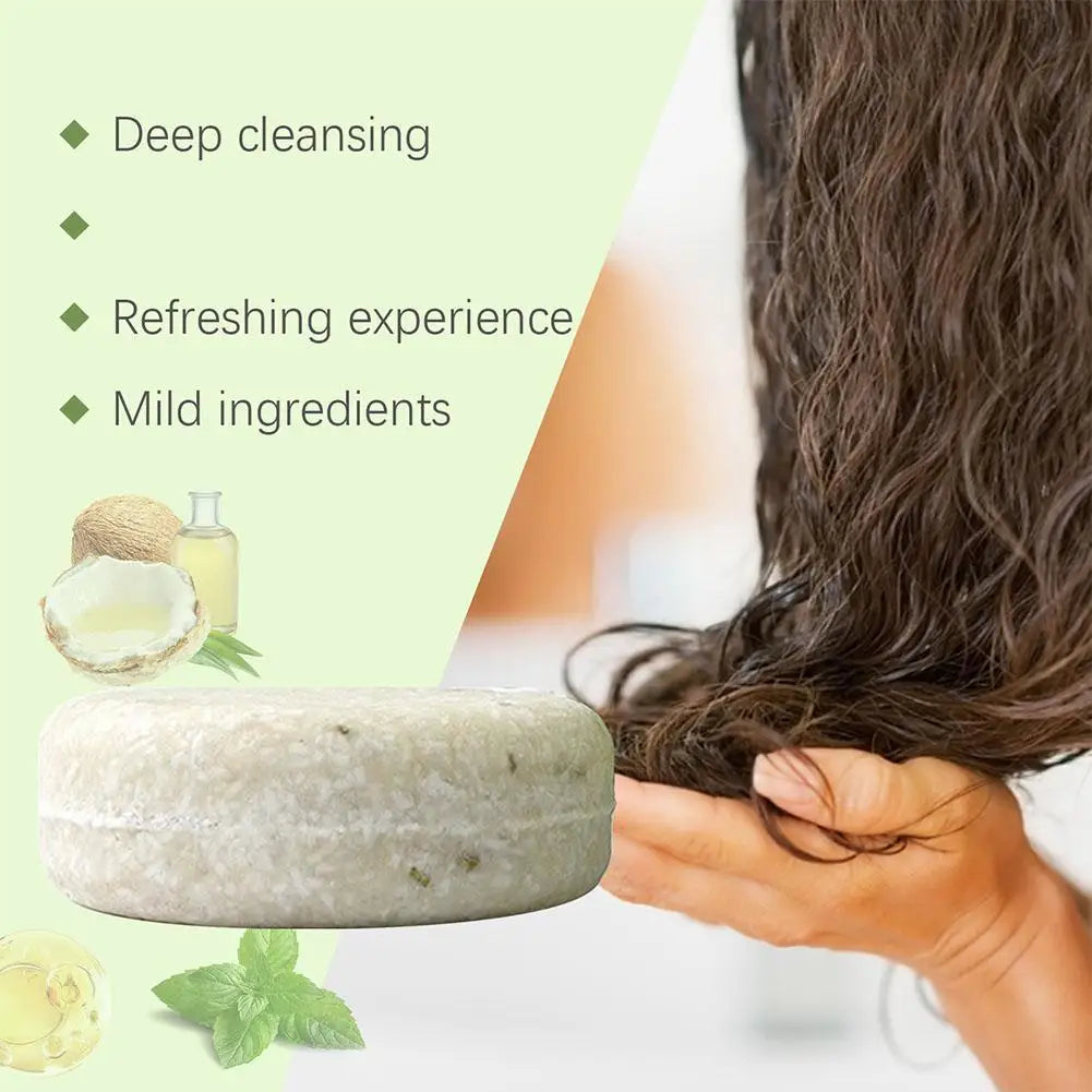 Shampoo para perda de cabelo de alecrim, limpeza profunda para cabelos e massagem no couro cabeludo, fortalece as raízes do cabelo, sabonete de tratamento para cabelos secos e danificados✨