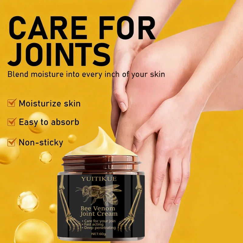 Creme para articulações YUITIKUE: ação rápida, penetração profunda, cuidado muscular natural, uso diário para toda a pele do corpo