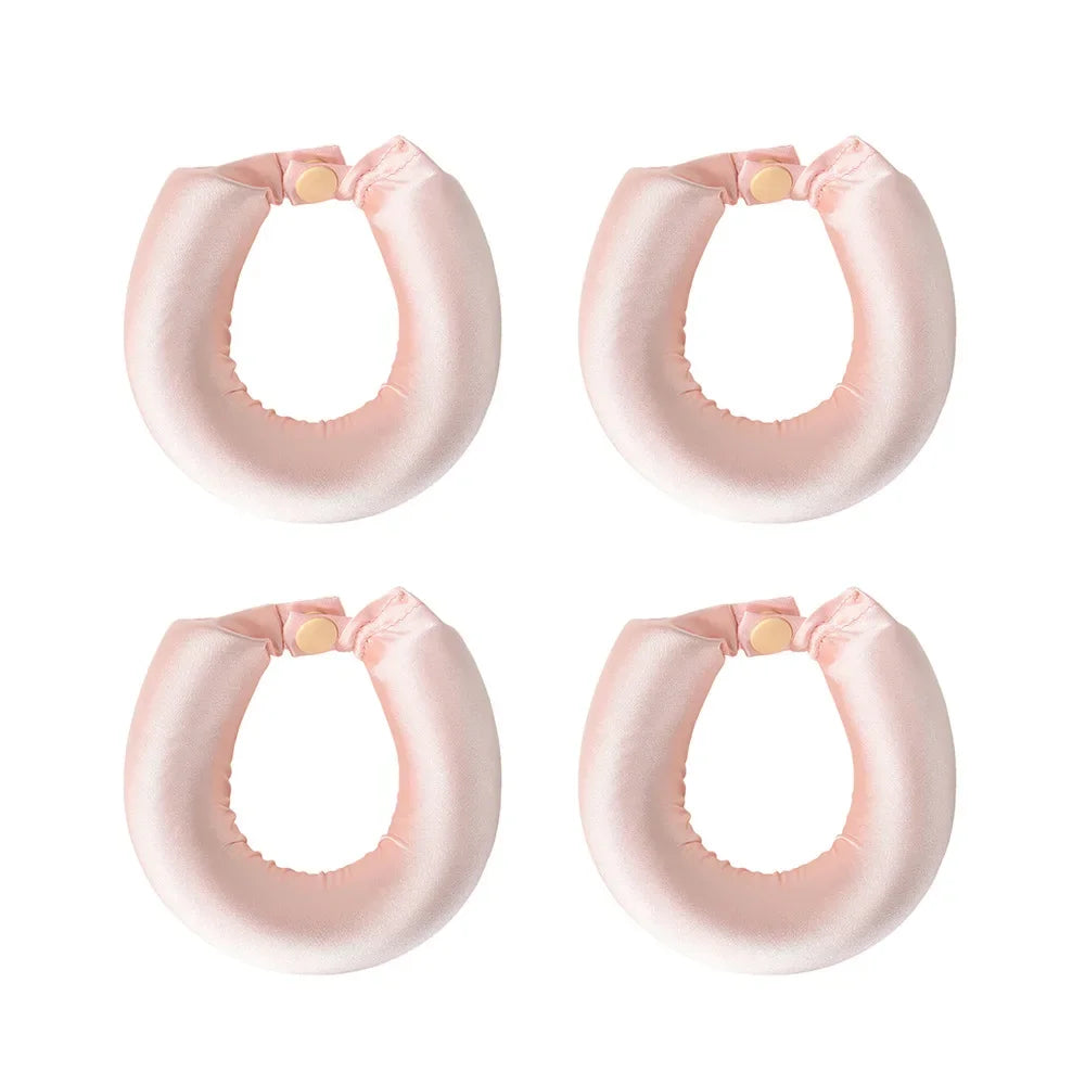 Modeladores de cabelo sem calor, haste de ondulação de cetim, sem calor, cachos de seda, rolos de cabelo preguiçosos, modelador de cabelo macio para dormir, ferramentas de estilo ✨