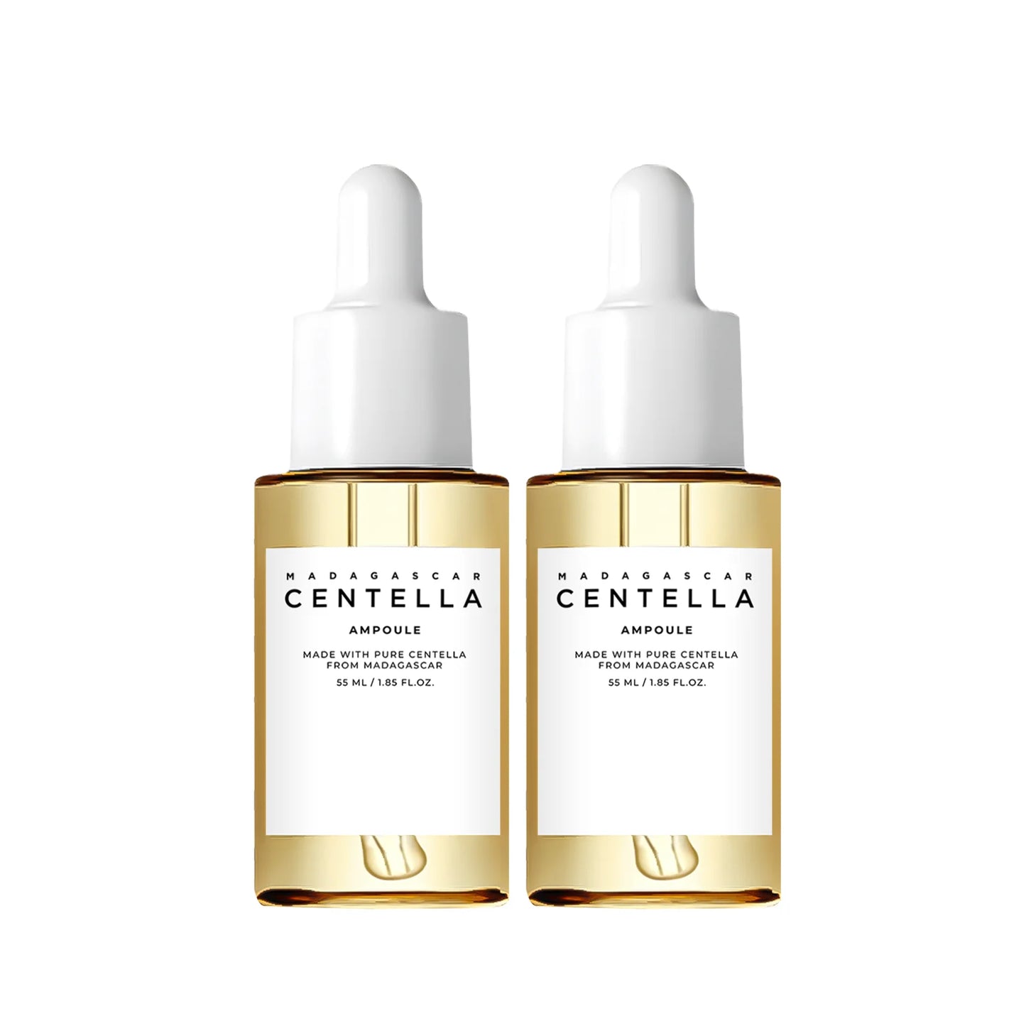 Madagascar Centella Asiatica Serum 55ml - Fórmula calmante para pele sensível com suporte para acne e hidratação profunda para o rosto.✨💎🌿