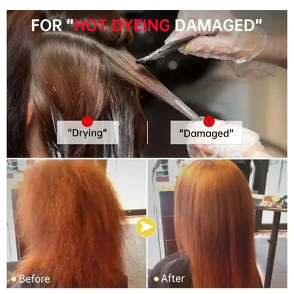 Máscara de cabelo de queratina mágica 5 segundos reparar cabelos crespos danificados macio suave brilhante vitamina nutrição hidratar nutrir cuidados com os cabelos