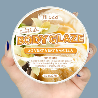 Manteiga Corporal Hidratante e Nutritiva de Baunilha (2oz/8oz) - Refrescante e Não Oleosa - Hidrata a Pele