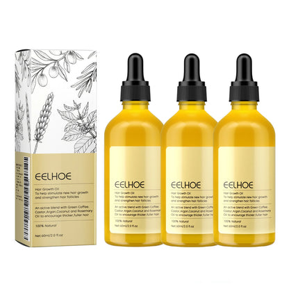 Óleo essencial de alecrim denso para cabelo, 60ml, lavanda vegana, repara danos aos cabelos, evita perda de cabelo, cabelos lisos, nutre óleo de cuidados com os cabelos ✨👑