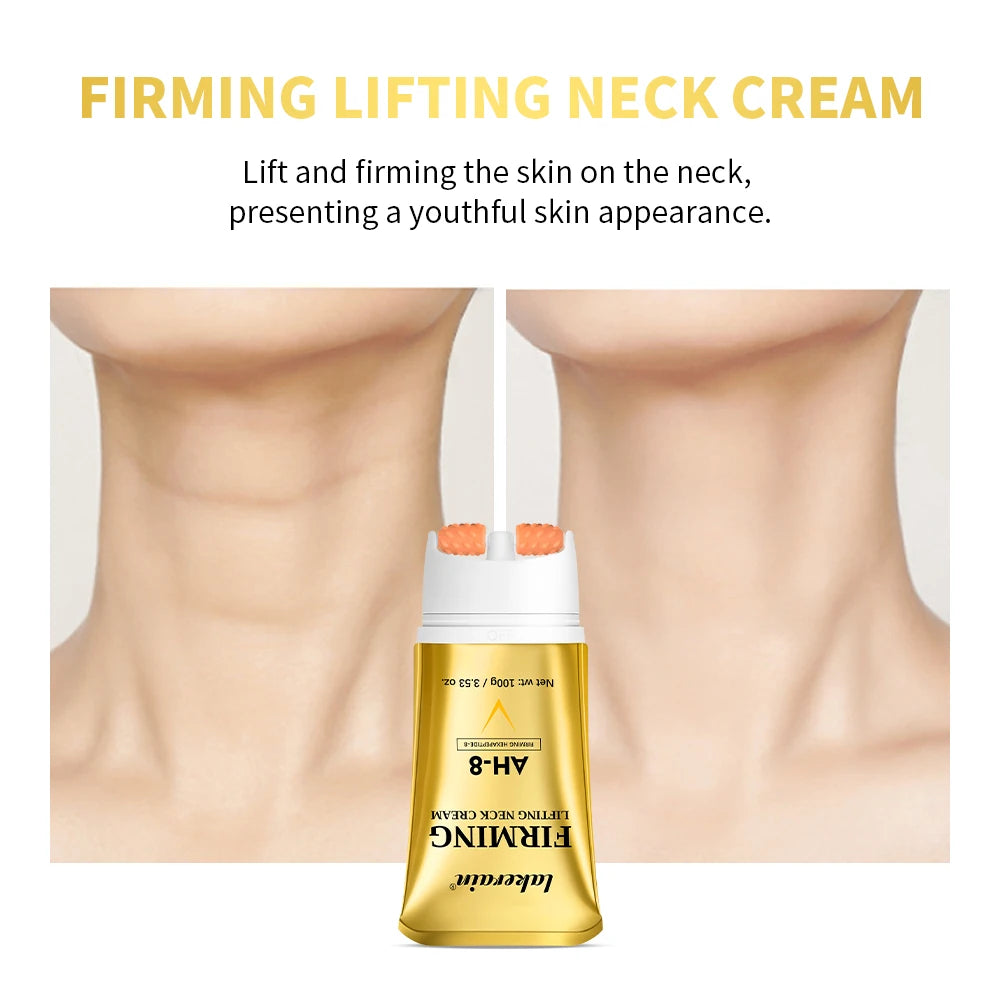 Creme Firmador para Pescoço AH-8, Loção Hidratante para Pele com Textura Enrugada, Cosmético Confortável para Cuidados com a Pele, Produto para Mulheres