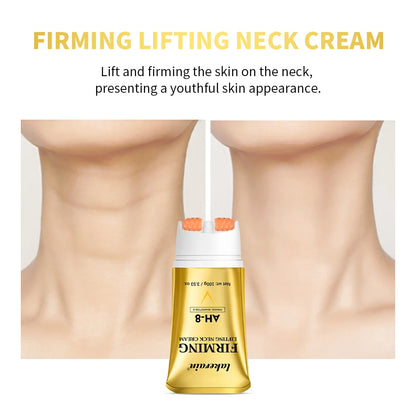 Creme Firmador para Pescoço AH-8, Loção Hidratante para Pele com Textura Enrugada, Cosmético Confortável para Cuidados com a Pele, Produto para Mulheres