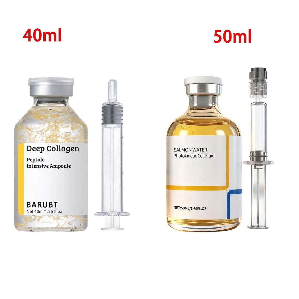 Soro de essência de colágeno de seda coreano, peptídeo profundo, creme facial revitalizante intensivo, anti-rugas, firmador, cuidados com a pele, 40ml