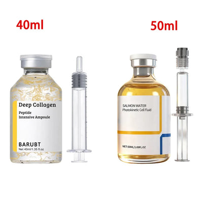 Soro de essência de colágeno de seda coreano, peptídeo profundo, creme facial revitalizante intensivo, anti-rugas, firmador, cuidados com a pele, 40ml