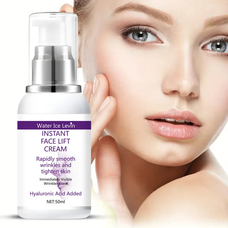 Creme facial lifting instantâneo com ácido hialurônico para rugas