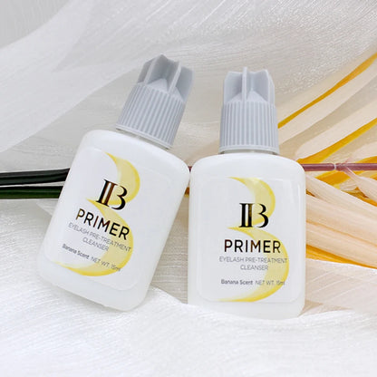 1 garrafa ibeauty super bonder banana primer extensão de cílios falsos secagem rápida longa duração coreia booster suprimentos adesivos fortes 🍌✨