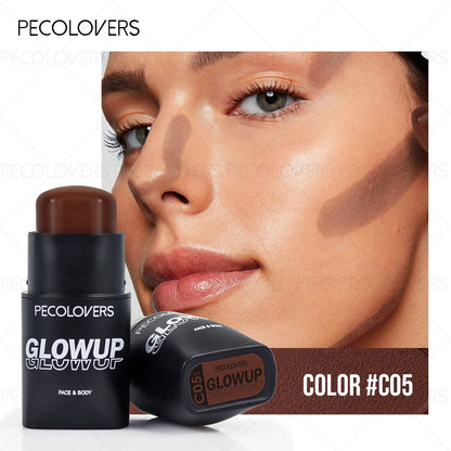 1 Creme Natural para Contorno Facial Tridimensional – Modifica o Contorno Facial, Textura Suave, Não Borra, Ideal para Iniciantes