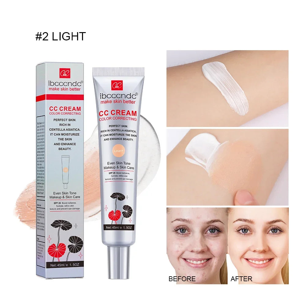 Erborian cc creme centella coreia maquiagem feminina para rosto umidade cosméticos corretivo base de cobertura completa🩶💎✨