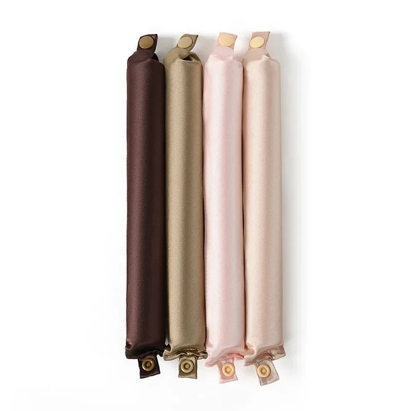 Modeladores de cabelo sem calor, haste de ondulação de cetim, sem calor, cachos de seda, rolos de cabelo preguiçosos, modelador de cabelo macio para dormir, ferramentas de estilo ✨