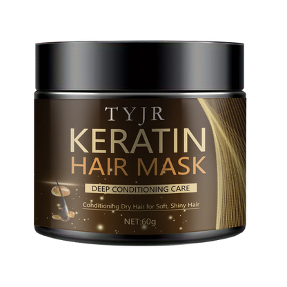 Máscara de cabelo de queratina mágica 5 segundos reparação rápida danificado cabelo crespo macio suave brilhante alisamento hidratação profunda cuidados com o cabelo ✨🌟