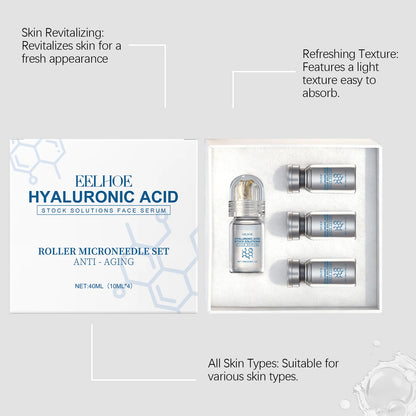 Niacinamida microagulha soro facial kit 0.25mm hidratante pele nutritivo inverno cuidados com a pele rosto rolo creme de dia 30ml
✨